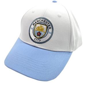 Pertemba FR - Apparel Manchester City FC contrasterende baseballpet One Size hemelsblauwe kleur/wit