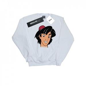 Disney jongens Aladdin Headshot Sweatshirt 12-13 wit