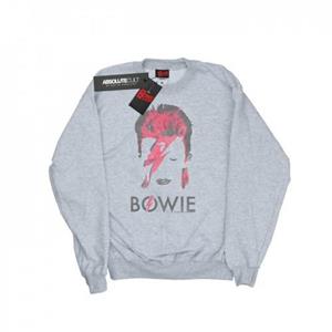 David Bowie Boys Aladdin Sane Distressed Sweatshirt 12-13 grijs