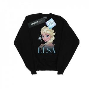 Disney Frozen Elsa Sneeuwvlok Portret Sweatshirt voor jongens 12-13 wit