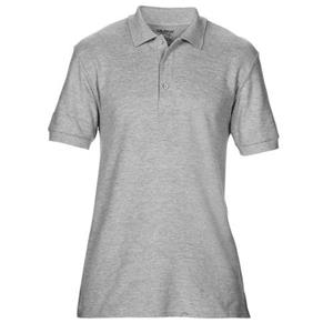 Gildan Mens Hammer Plain Double Piqué Polo Shirt XXL grijs