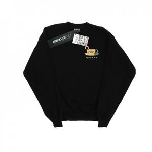Friends Vrienden meisjes kerst koffiemok borst print sweatshirt 9-11 Years wit