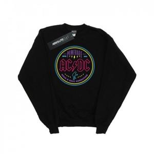 AC/DC Circle neon-sweatshirt voor meisjes 12-13 zwart
