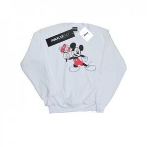 Disney meisjes Mickey Mouse bloemen Sweatshirt 12-13 wit