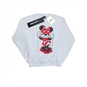 Disney meisjes Minnie Mouse Bow Eyes Sweatshirt 12-13 wit