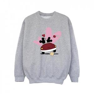Disney meisjes Mickey Mouse autoprint sweatshirt 9-11 Years wit