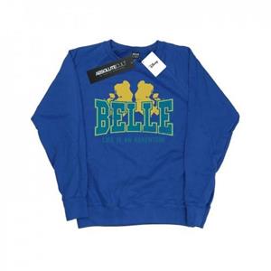 Disney meisjes prinses Belle Adventure collegiaal sweatshirt 12-13 koningsblauwe kleur