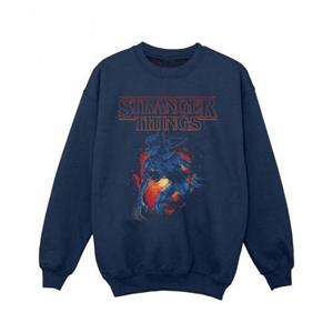 Pertemba FR - Apparel Netflix Girls Stranger Things demogrotsweater 12-13 zwart
