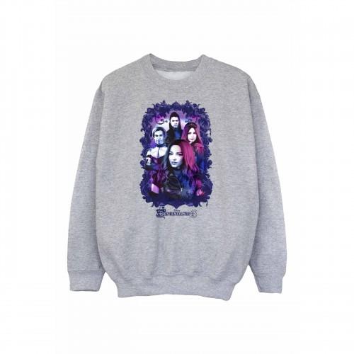 Disney Girls The Descendants Group Attitude-sweatshirt 9-11 Years wit
