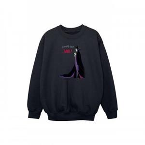 Disney Girls Maleficent Christmas Naughty List-sweatshirt 12-13 zwart