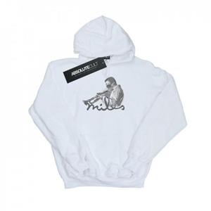 Pertemba FR - Apparel Miles Davis meisjes profiel schets hoodie 12-13 wit