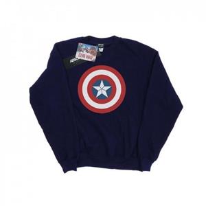 Marvel Boys Captain America Civil War Shield-sweatshirt 7-8 Years wit
