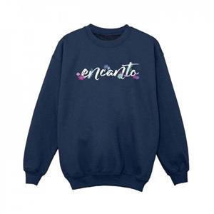 Disney jongens Encanto logo sweatshirt 12-13 zwart