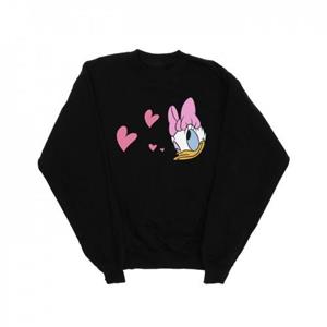 Disney jongens Daisy Duck Kisses Sweatshirt 12-13 zwart