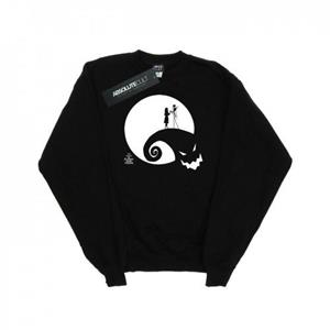 Disney Boys Nightmare Before Christmas Moon Oogie Boogie Sweatshirt 12-13 zwart