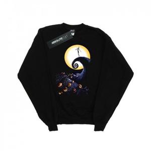 Disney Boys Nightmare Before Christmas begraafplaats sweatshirt 12-13 zwart