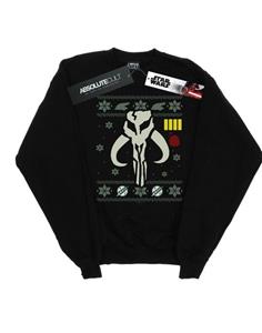 Star Wars Boys Christmas Bantha Skull Sweatshirt 12-13 zwart