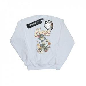 Tom And Jerry Boys The Chase Is On Sweatshirt 12-13 wit