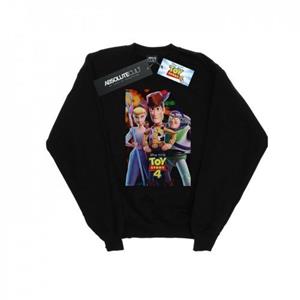 Disney Toy Story 4 Buzz Woody en Bo Peep poster-sweatshirt voor jongens 12-13 zwart