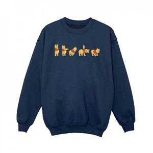 Disney Boys Winnie The Pooh Stretching Sweatshirt 5-6 Years wit