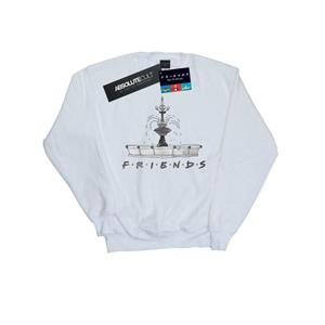 Friends Vrienden jongens fontein schets Sweatshirt 12-13 wit