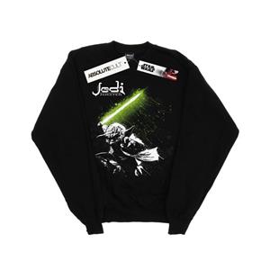 Star Wars jongens Yoda Jedi Master Sweatshirt 12-13 zwart