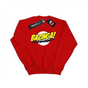 The Big Bang Theory Het Big Bang Theory Sheldon Bazinga-sweatshirt voor jongens 12-13 rood