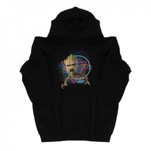 Marvel Boys Guardians of the Galaxy Neon Groot-hoodie 12-13 zwart