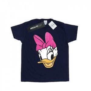 Disney Girls Daisy Duck Head geschilderd katoenen T-shirt 7-8 Years wit