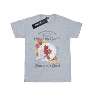 Disney meisjes Belle en het beest meisje in het kasteel katoenen T-shirt 9-11 Years wit