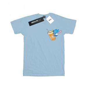 Disney meisjes Lilo en Stitch Drink katoenen T-shirt 12-13 babyblauwe kleur