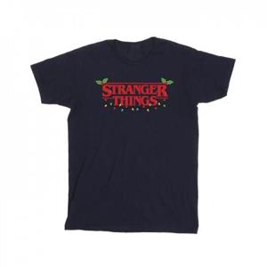 Pertemba FR - Apparel Netflix Boys Stranger Things kerstverlichting T-shirt 9-11 Years wit