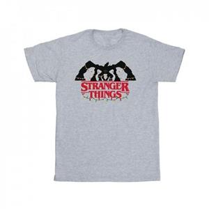 Pertemba FR - Apparel Netflix Boys Stranger Things Demogorgon kerstverlichting T-shirt 12-13 wit