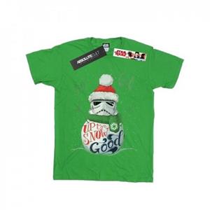 Star Wars Boys Stormtrooper Up To Snow Good T-Shirt 5-6 Years wit