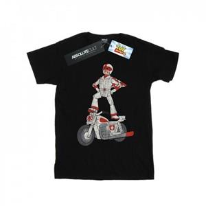 Disney jongens Toy Story 4 Duke Caboom Pose T-shirt 12-13 wit