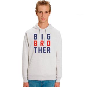 We are family Herensweater met capuchon - BIG BROTHER XS vuilwit