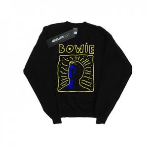 David Bowie Heren jaren 90 Frame Sweatshirt L zwart