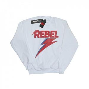 David Bowie Distressed Rebel-sweatshirt voor heren 4XL grijs