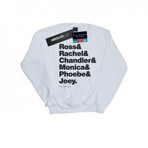 Friends Vrienden heren voornamen tekst sweatshirt M wit