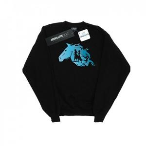 Disney Frozen 2 Nokk silhouet herensweatshirt M wit