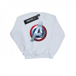 Marvel Avengers 3D-logo-sweatshirt voor heren L wit