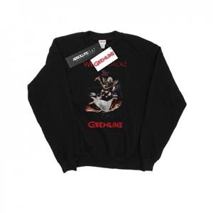 Gremlins Heren Spike Distressed Poster Sweatshirt L zwart