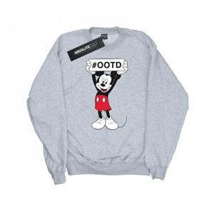 Disney Heren Mickey Mouse Outfit van de dag sweatshirt L grijs