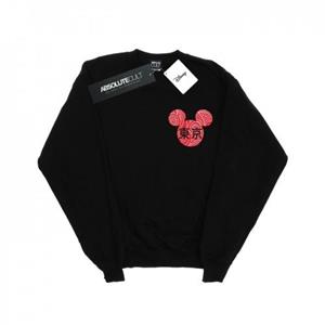Disney Heren Mickey Mouse symbool Sweatshirt M wit