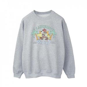 Disney Heren Minnie Mouse Catchin Waves Sweatshirt XXL wit