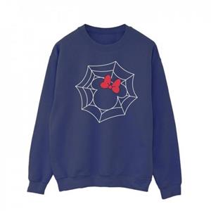 Disney heren Minnie Mouse spinnenwebsweatshirt L marineblauwe kleur