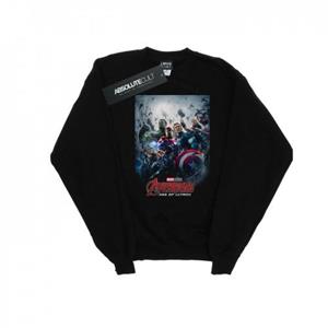 Pertemba FR - Apparel Marvel Studios Heren Avengers Age Of Ultron Poster Sweatshirt L zwart