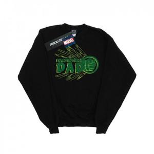 Marvel Heren Hulk Incredible Dad Sweatshirt M wit