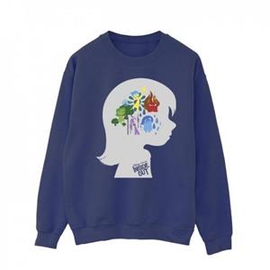 Disney heren binnenstebuiten hoofd silhouet sweatshirt L wit