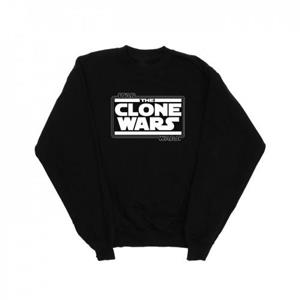 Star Wars Mens Clone Wars Logo Sweatshirt M wit